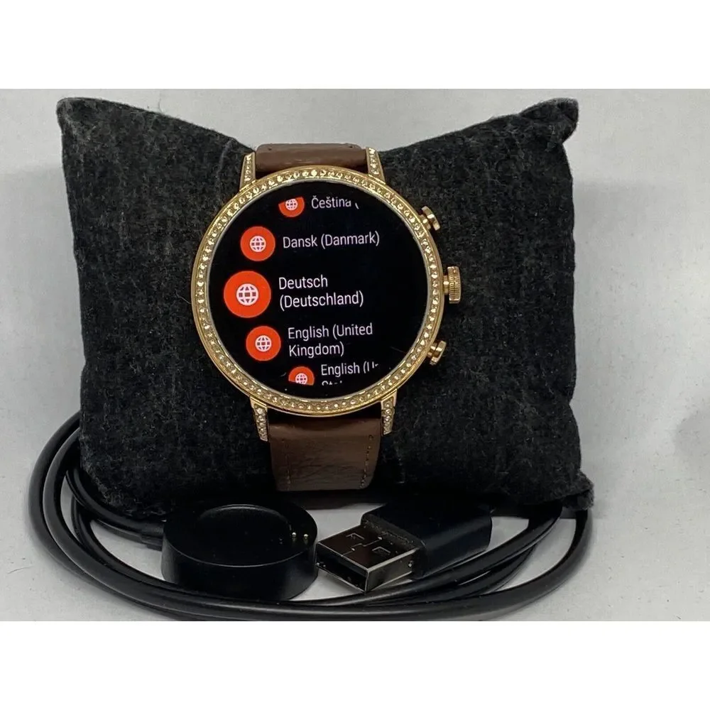 Fossil Gen 4 Authentic Digital Dial Smart Watch Custom Band FTW6015 LT292